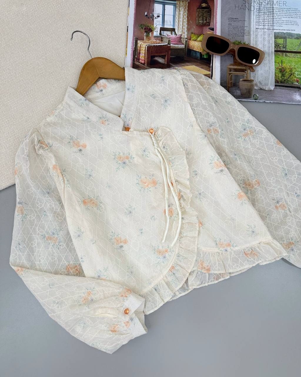 شومیز تمام کار شده کد 4800