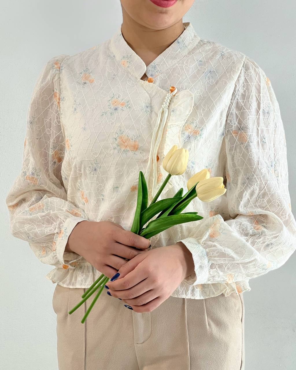 شومیز تمام کار شده کد 4800