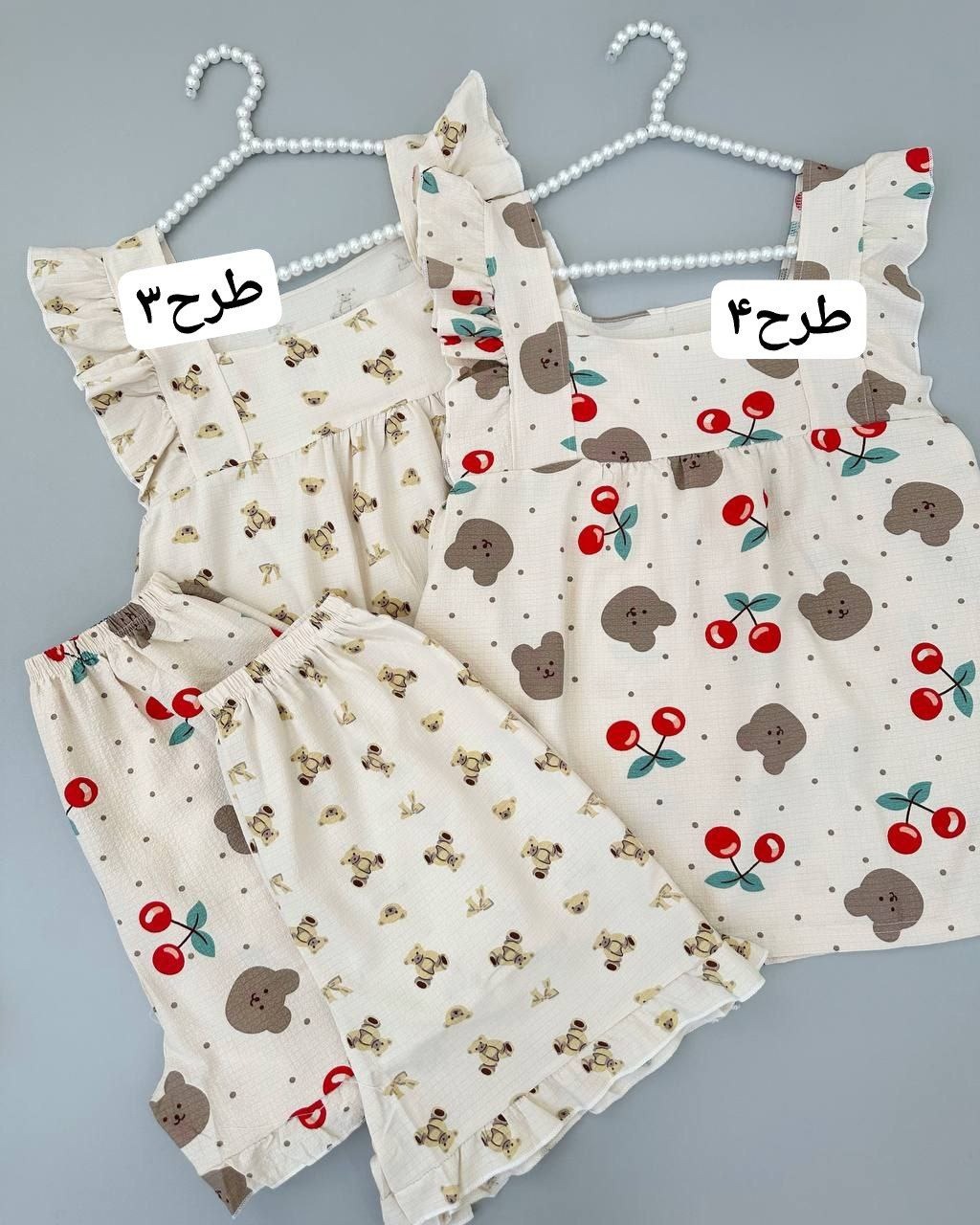 ست تاپ و شلوارک 4 طرح کد 4801