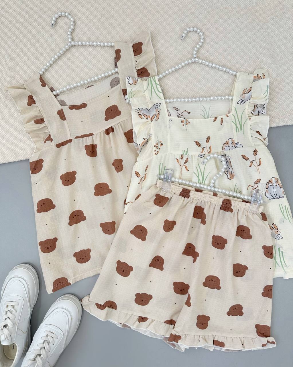 ست تاپ و شلوارک 4 طرح کد 4801