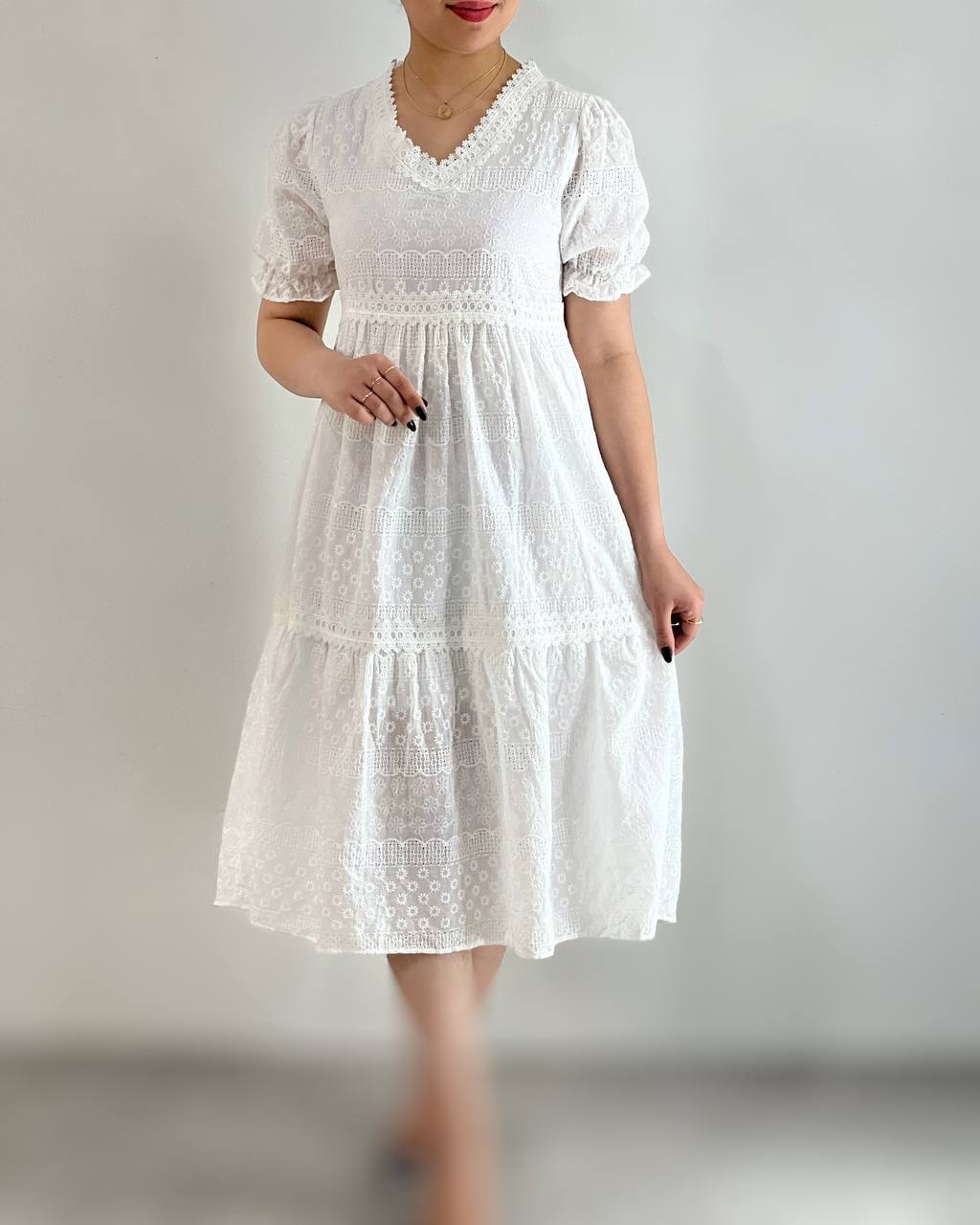 پیراهن تمام خامه دوزی کد 4802