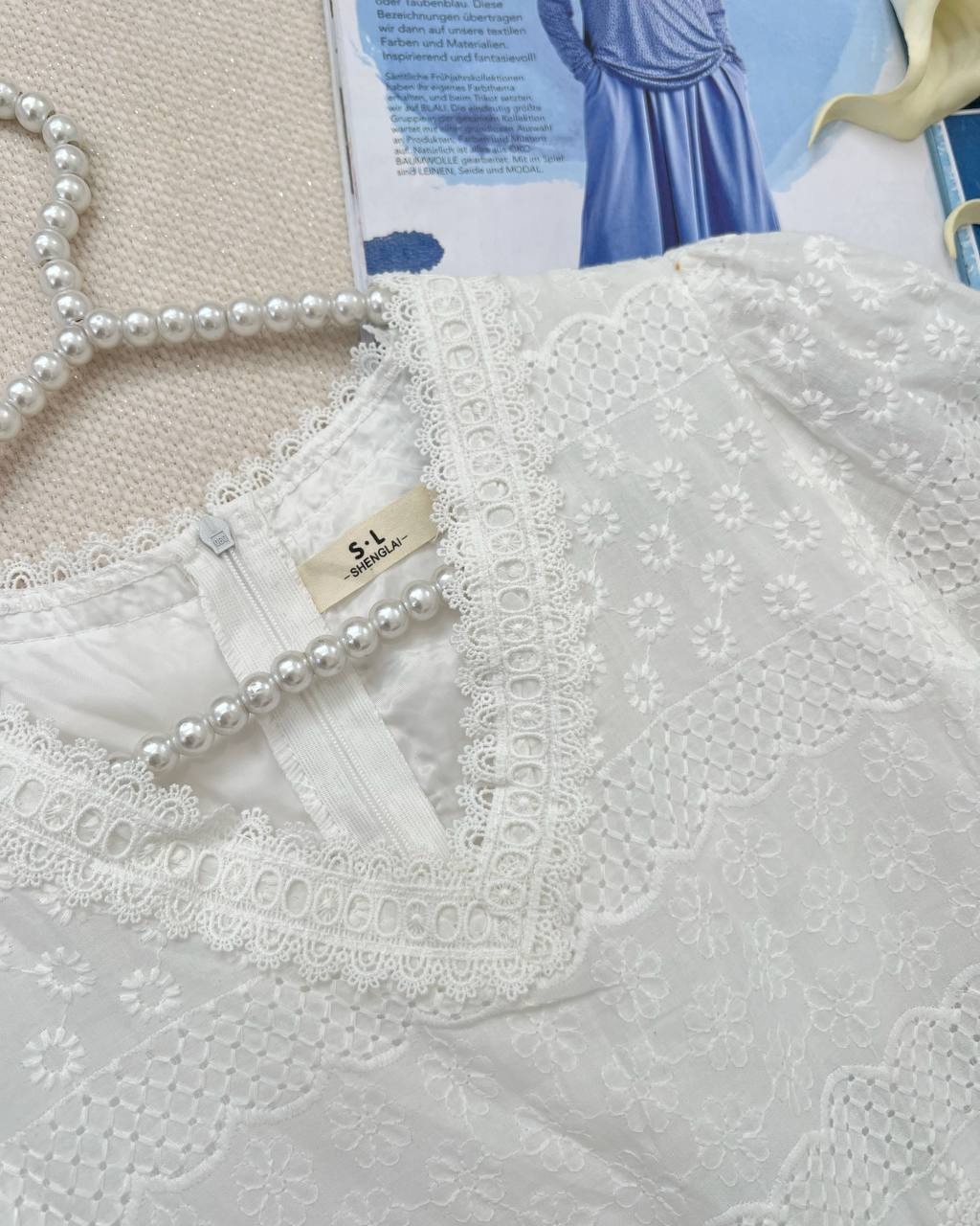 پیراهن تمام خامه دوزی کد 4802