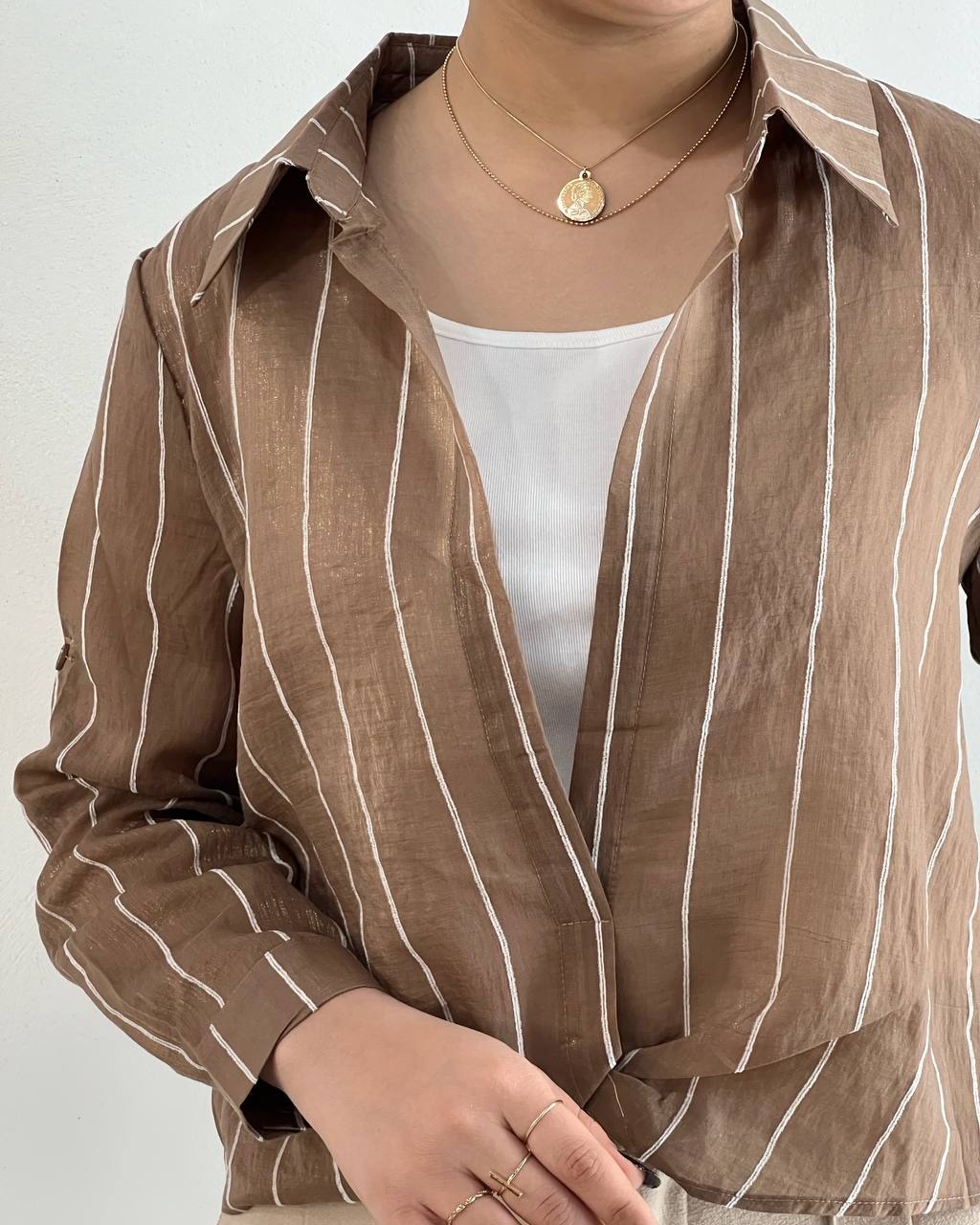 ست تاپ بهمراه شومیز کد 4803