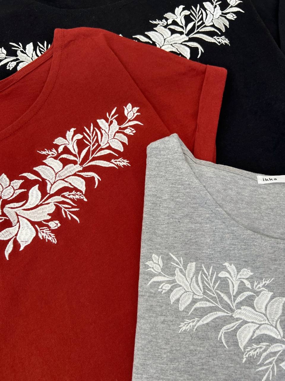 تیشرت آستین دوبل گلدوزی کد 4808