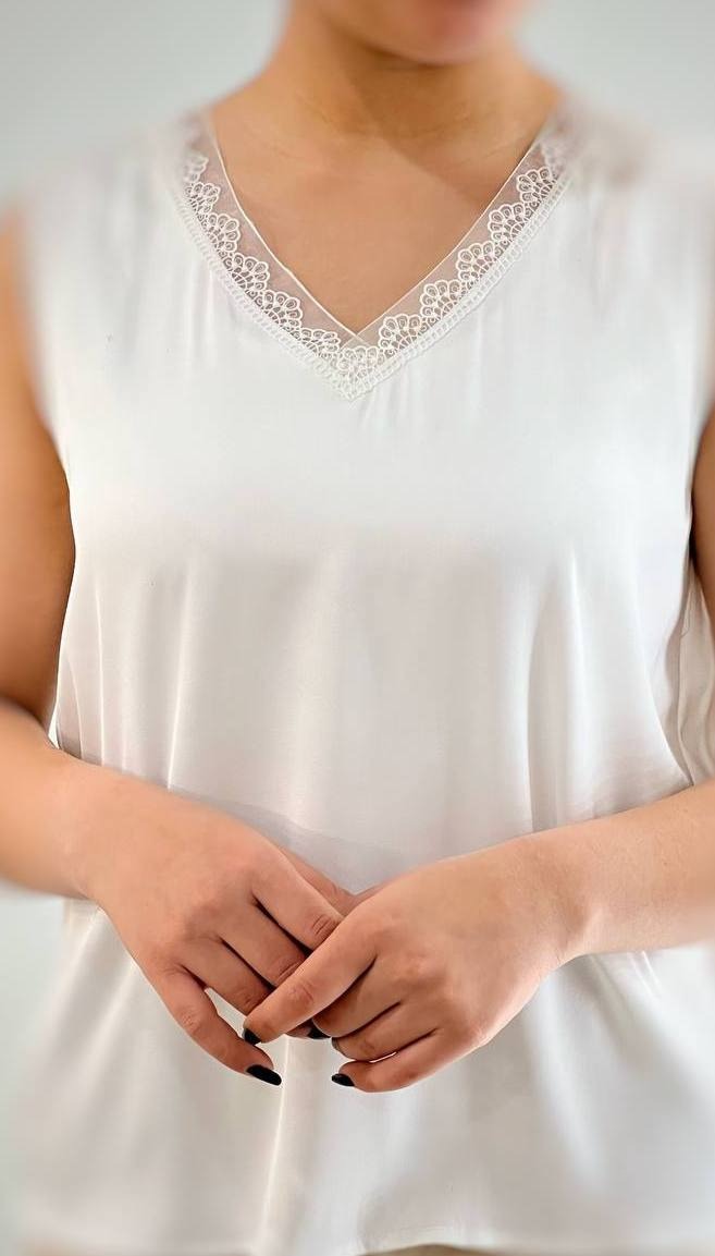 تاپ ساتن دو رنگ کد 4810