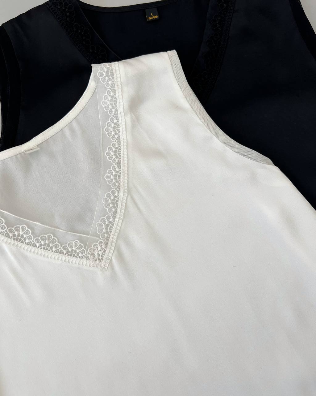 تاپ ساتن دو رنگ کد 4810