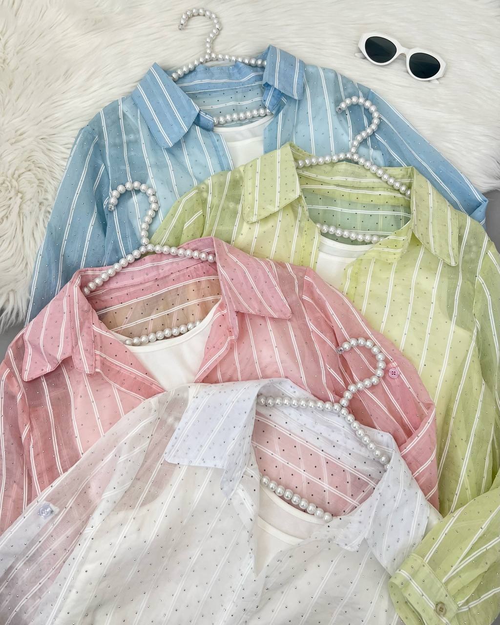 ست تاپ بهمراه شومیز کد 4817