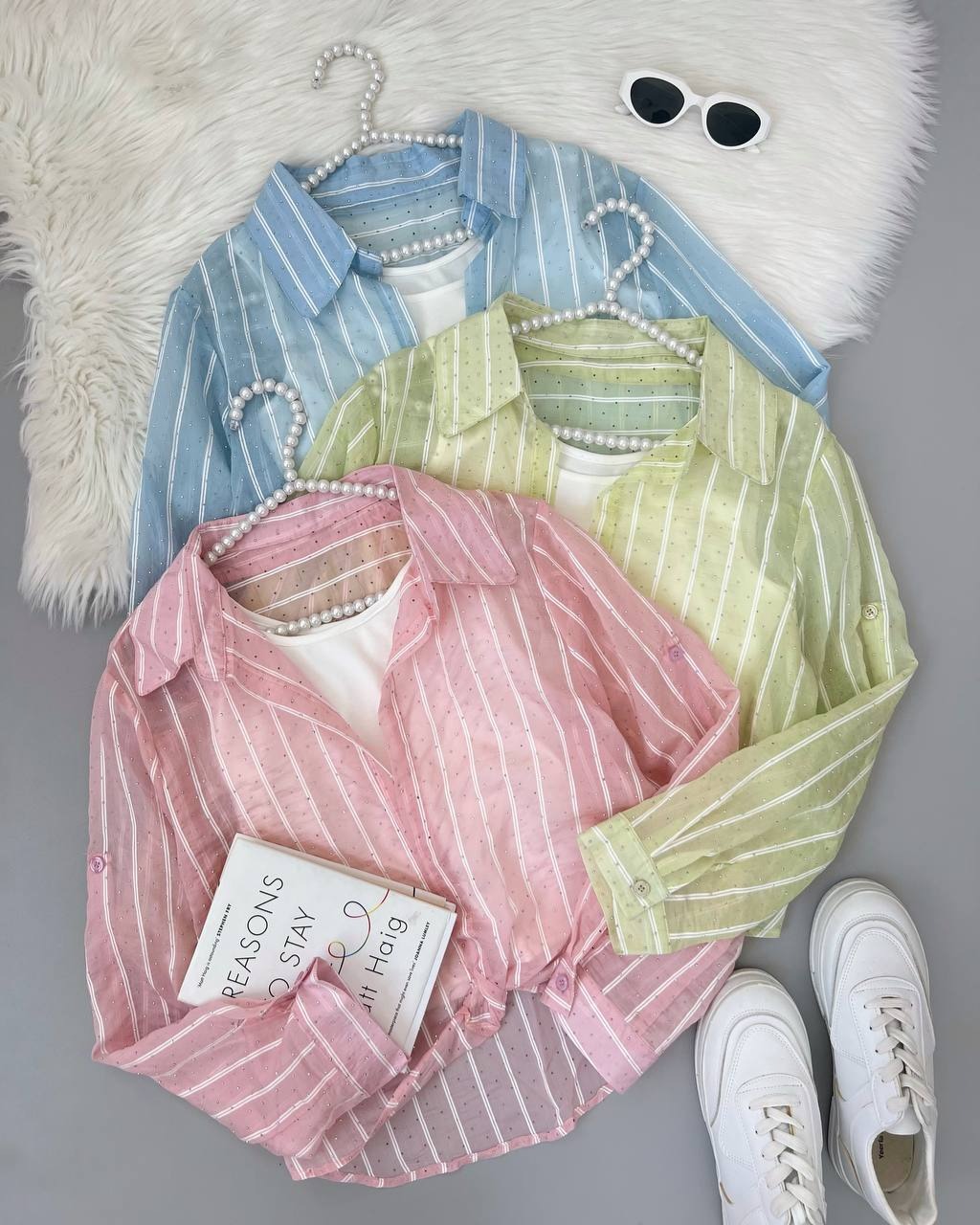 ست تاپ بهمراه شومیز کد 4817