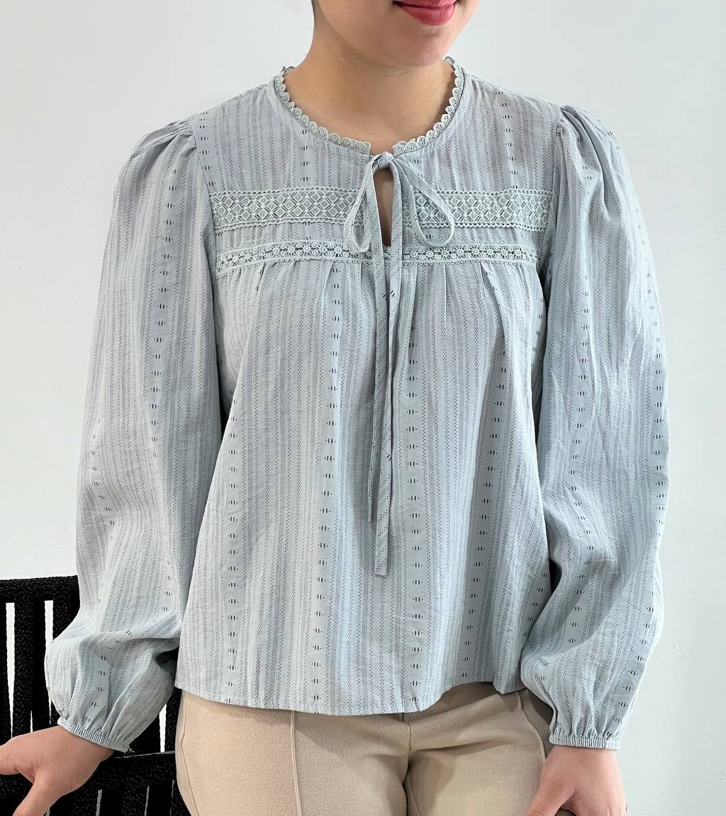 شومیز کتان نخ چهار رنگ کد 4818