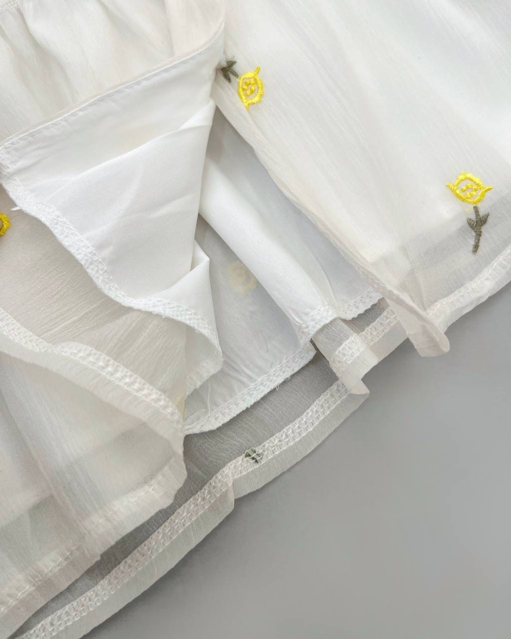 شومیز حریر شیشه ای گلدوزی کد 4820