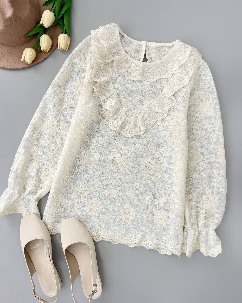 شومیز تمام کار شده کد 4821