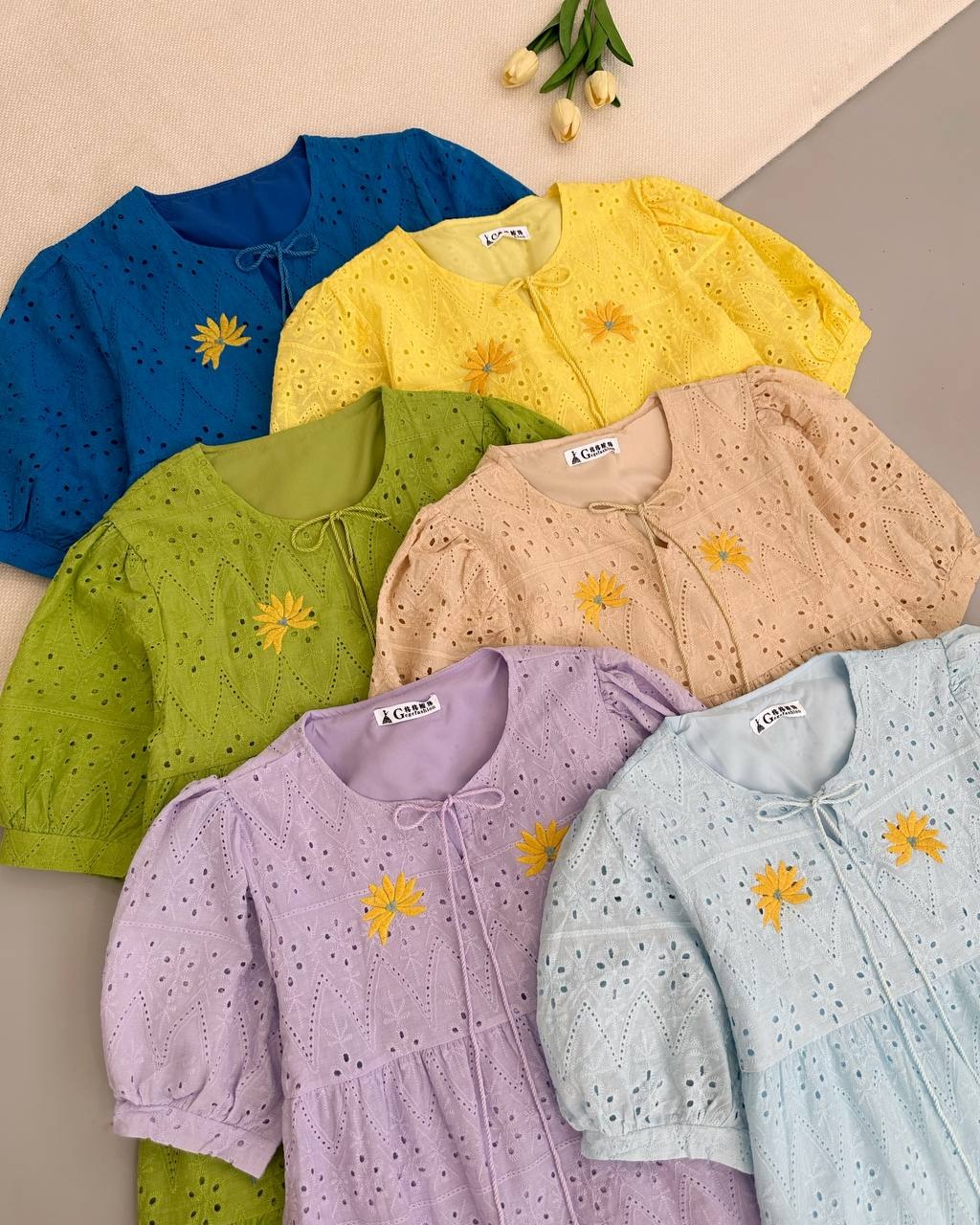 پیراهن تمام خامه دوزی گلدوزی شده کد 4829