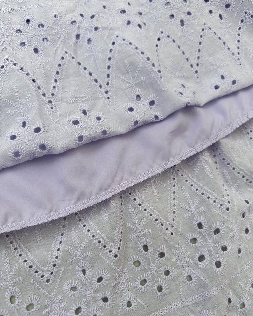 پیراهن تمام خامه دوزی گلدوزی شده کد 4829