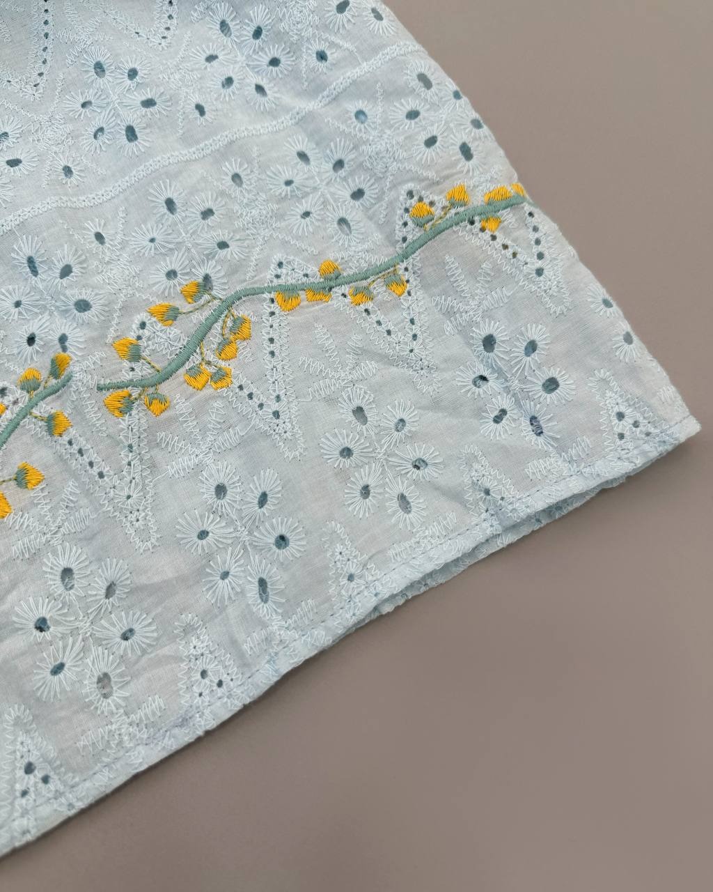 پیراهن تمام خامه دوزی گلدوزی شده کد 4829