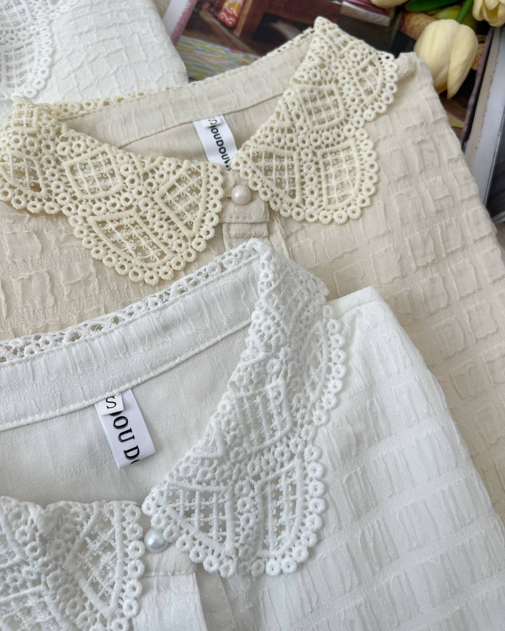 شومیز طرح برجسته گلدوزی کد 4830