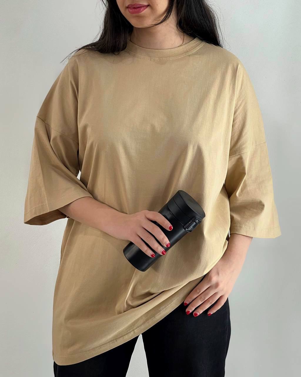 تیشرت لانگ ساده کد 4832