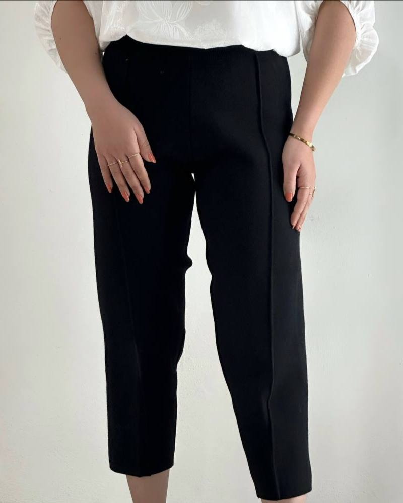 شلوار بافت گرماژ بالا کد 4838