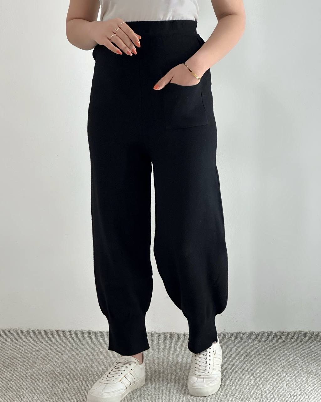 شلوار بافت گرماژ بالا کد 4839