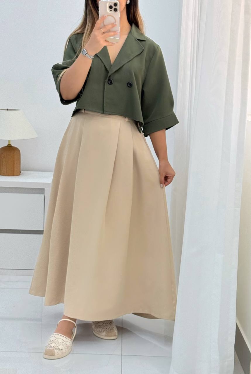 دامن جلو پیلی کد 4845