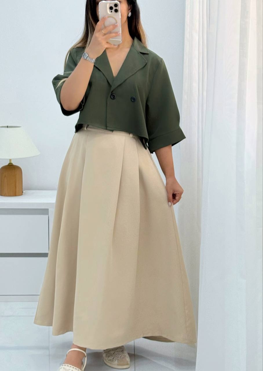 دامن جلو پیلی کد 4845