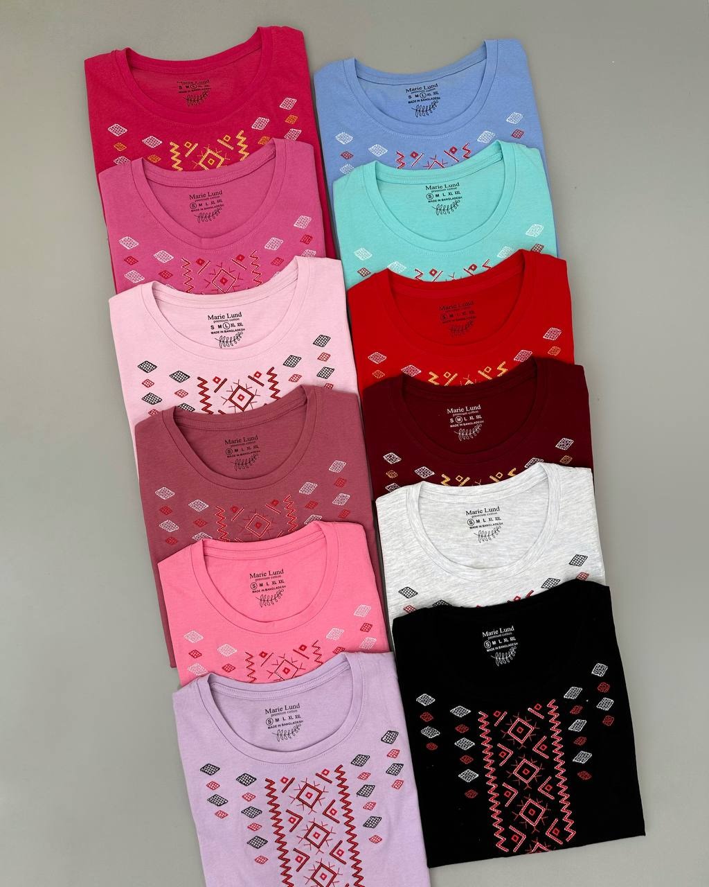 تیشرت وارداتی گلدوزی کد 4847