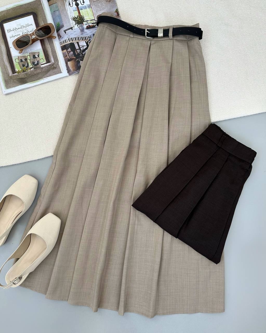 ست دامن بهمراه کمربند کد 4849