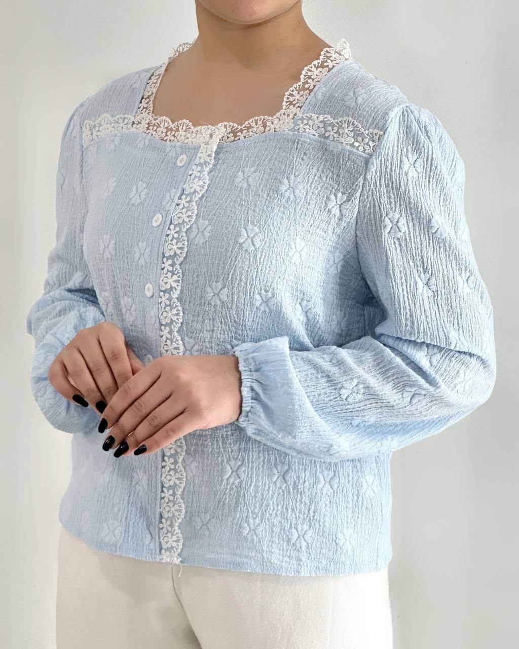 شومیز عروسکی 5 رنگ کد 4853