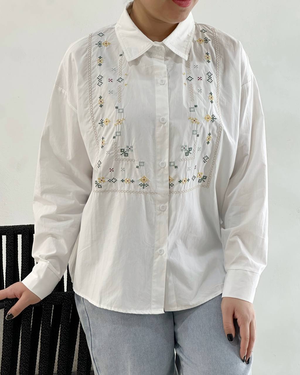 شومیز گلدوزی کد 4855