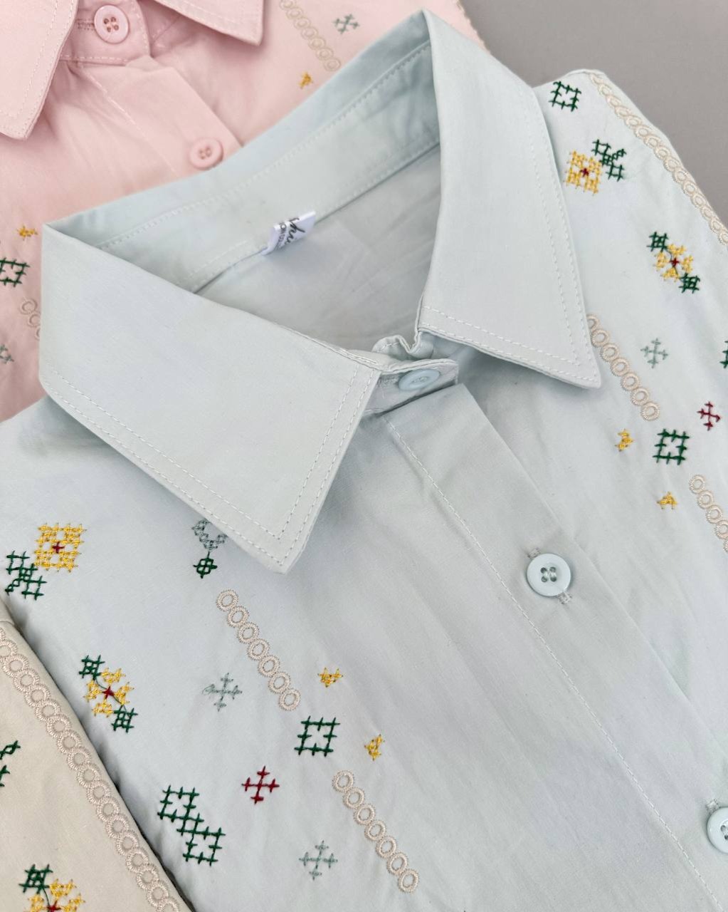 شومیز گلدوزی کد 4855