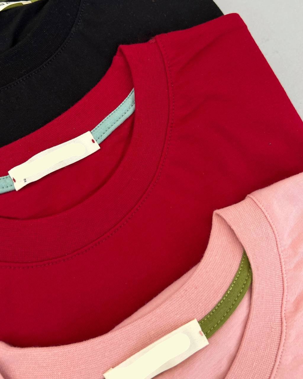 تیشرت باکسی رنگی کد 4856