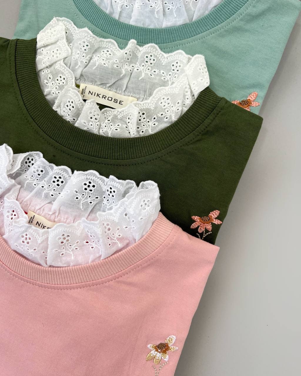 بلوز آستین سه ربع بهار 3 کد 4857