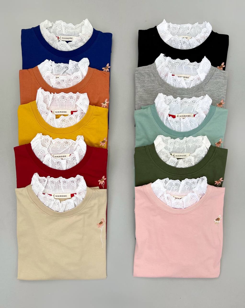 بلوز آستین سه ربع بهار 3 کد 4857