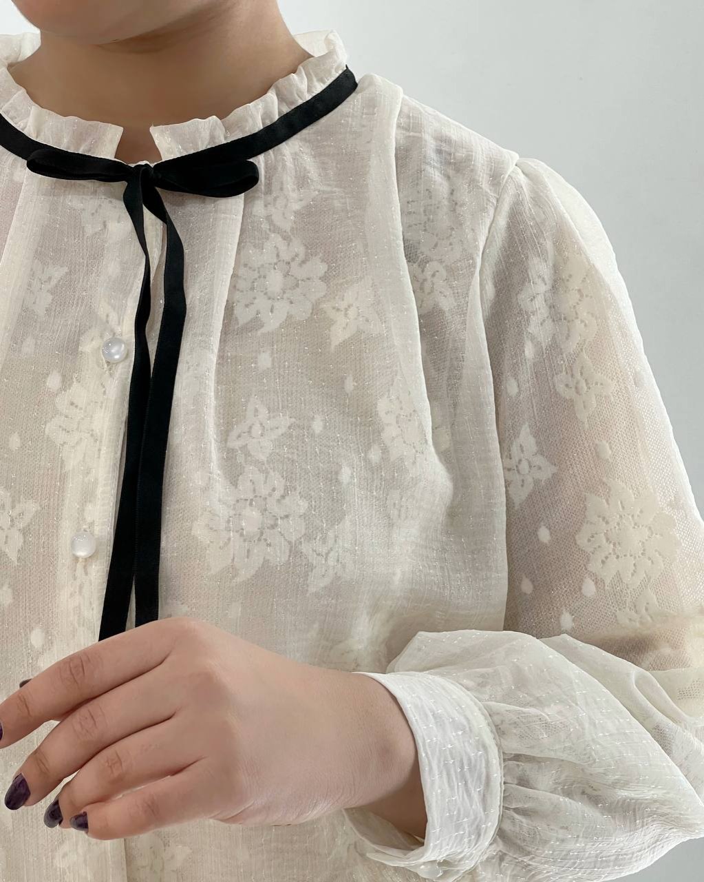 شومیز عروسکی دورنگ کد 4867