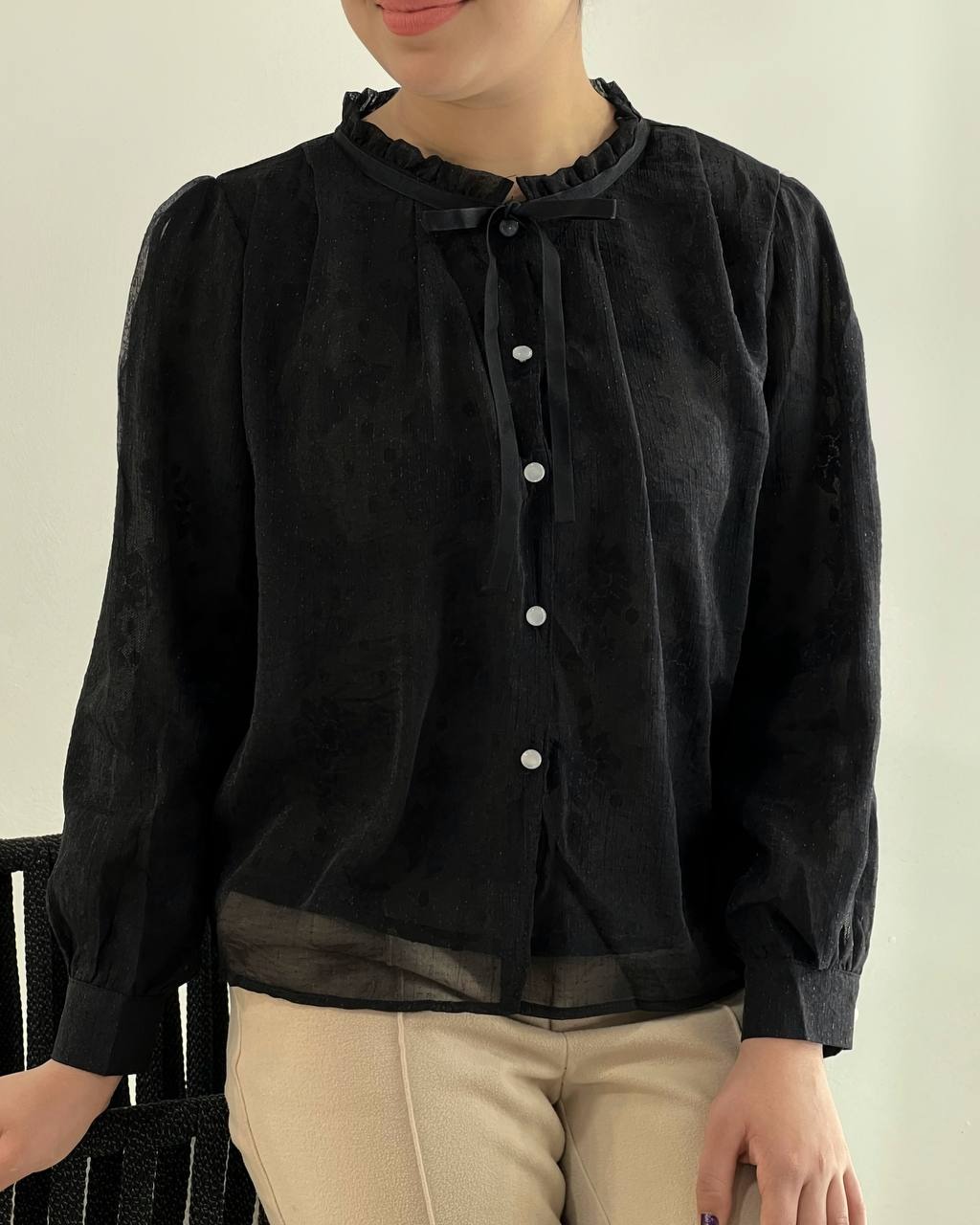 شومیز عروسکی دورنگ کد 4867