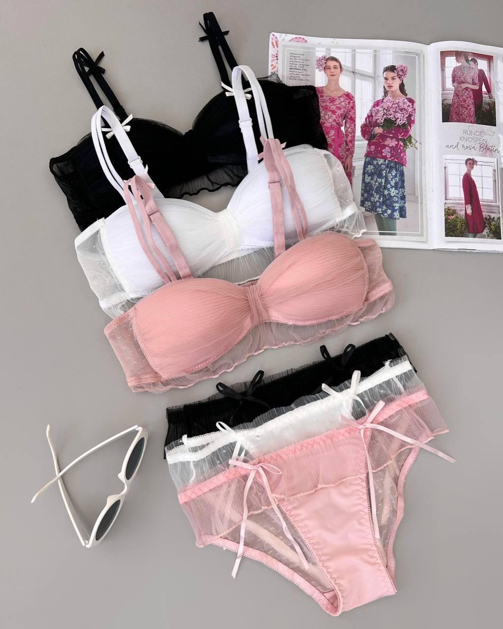 ست سوتین و شورت عروسکی کد 4870