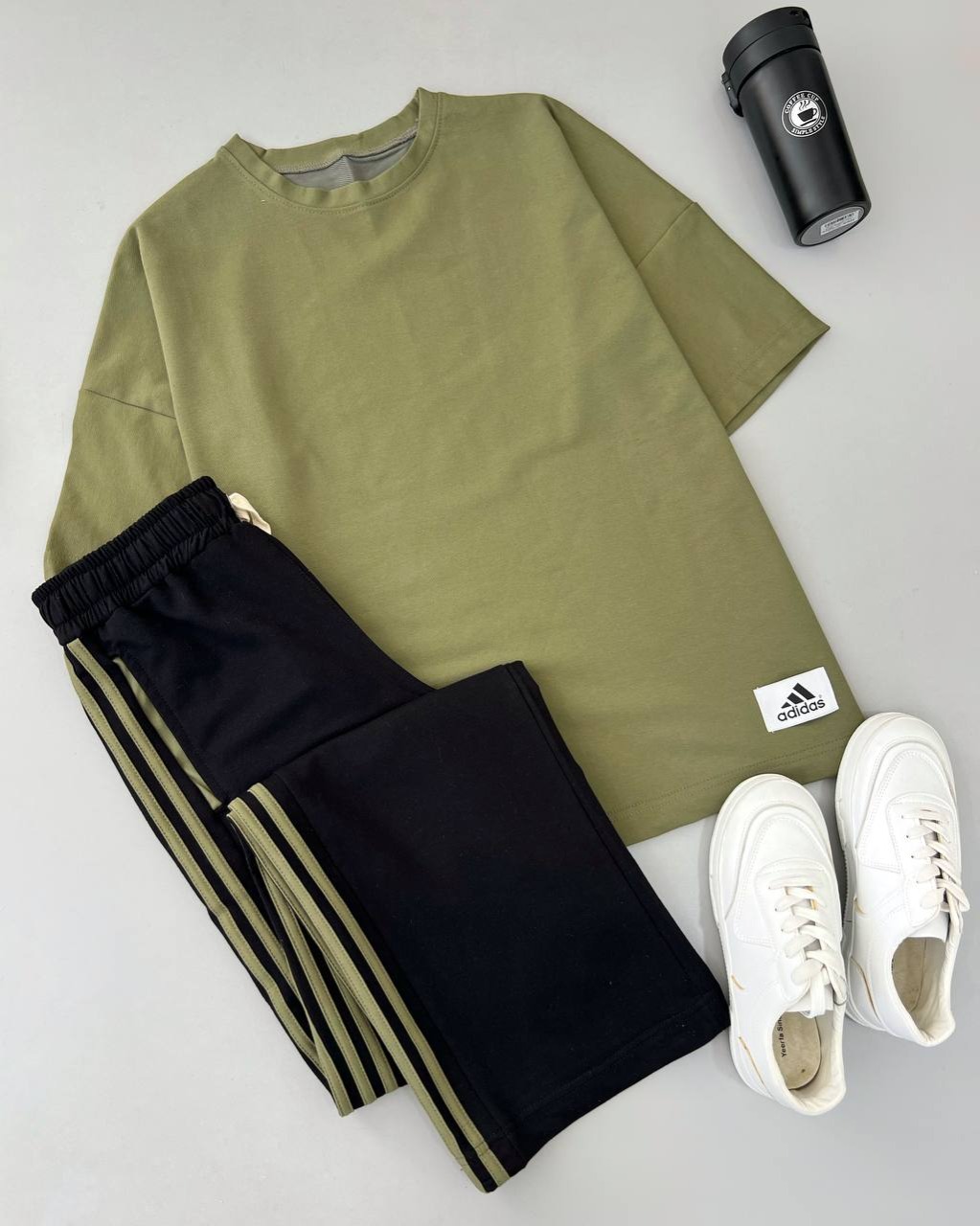 ست تیشرت لانگ و شلوار کد 4871