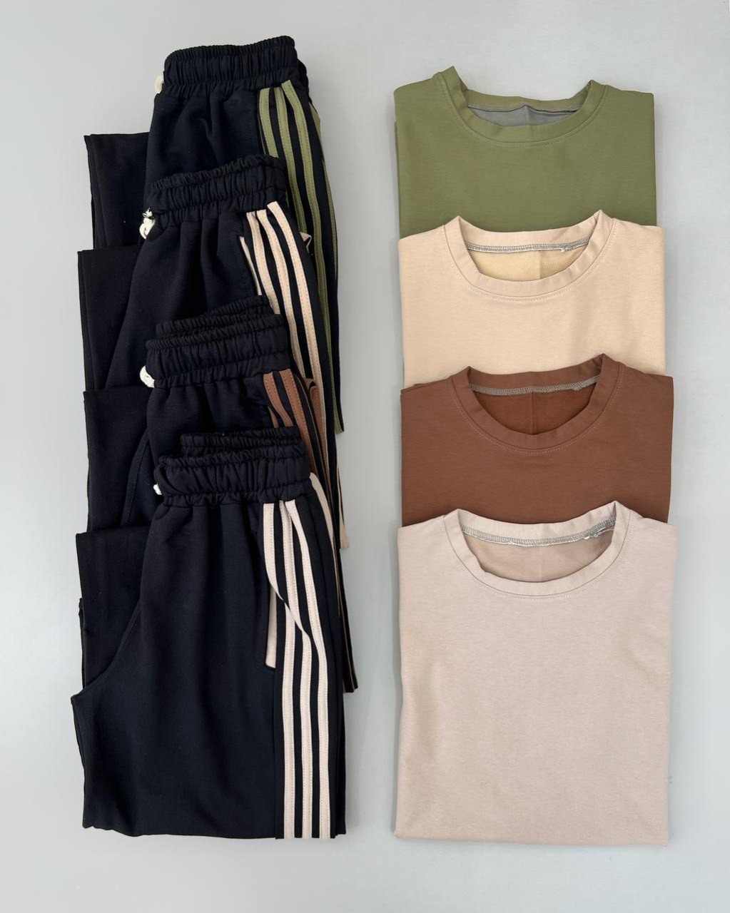 ست تیشرت لانگ و شلوار کد 4871