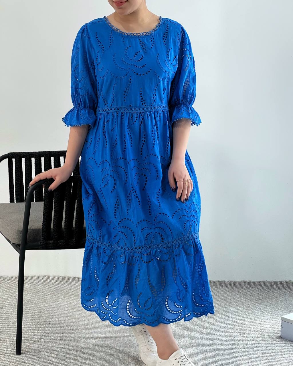 پیراهن تمام خامه دوزی کد 4873