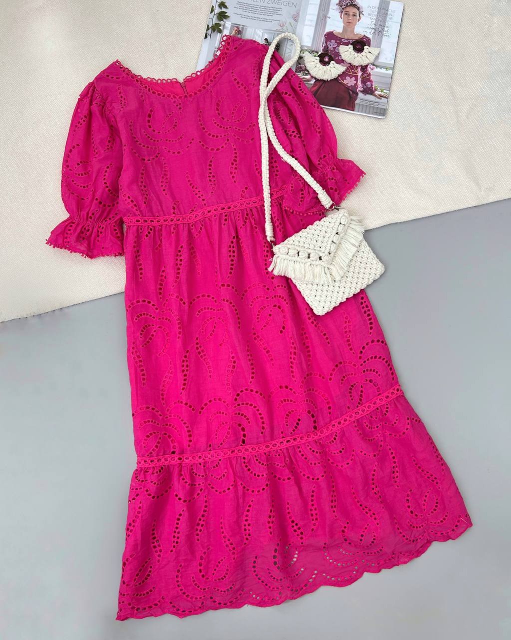 پیراهن تمام خامه دوزی کد 4873