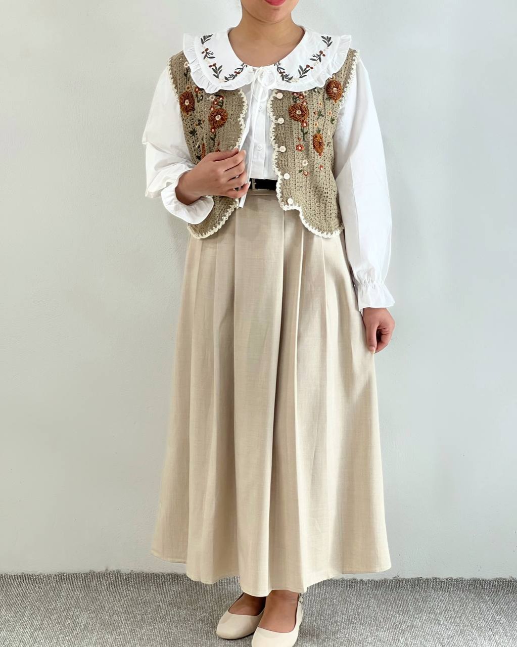 جلیقه قلاب بافی چهار رنگ کد 4877