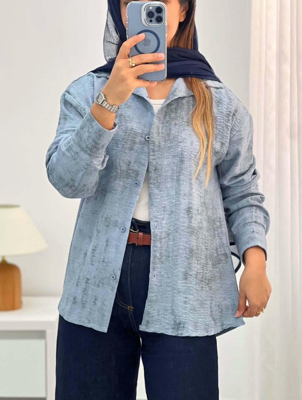 شومیز آبرنگی کد 4878