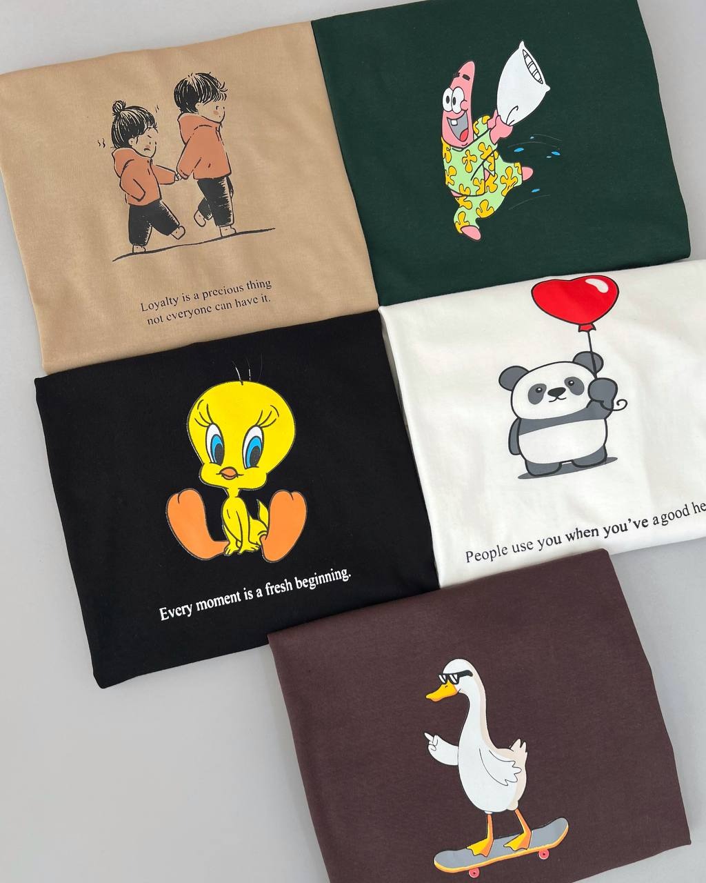 تیشرت لانگ 5 طرح کد 4879