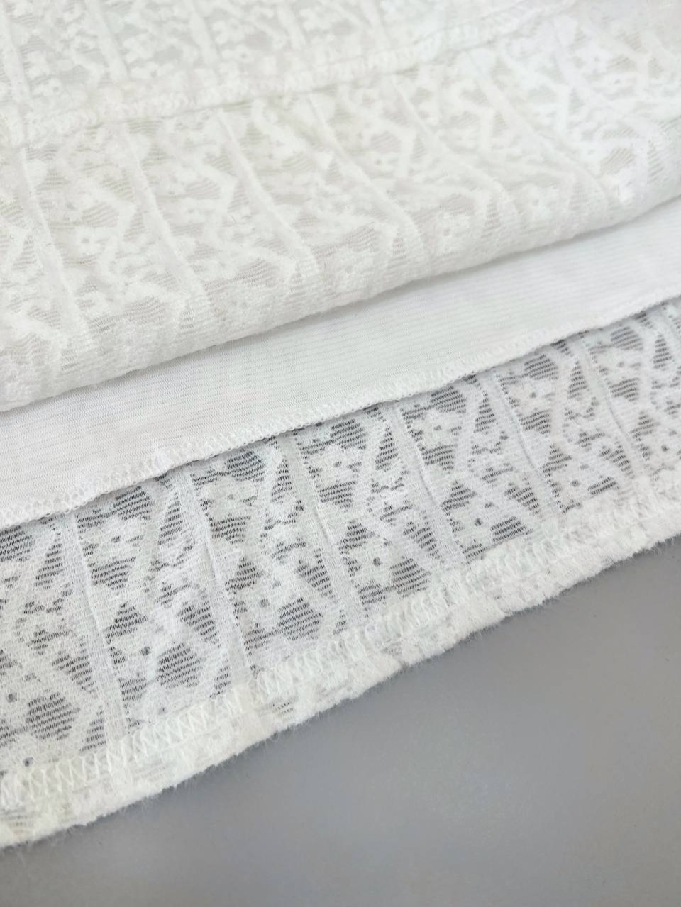 شومیز تمام دانتل آستردار کد 4880