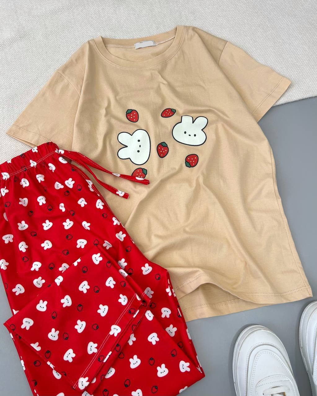 ست تیشرت و شلوار عروسکی کد 4884