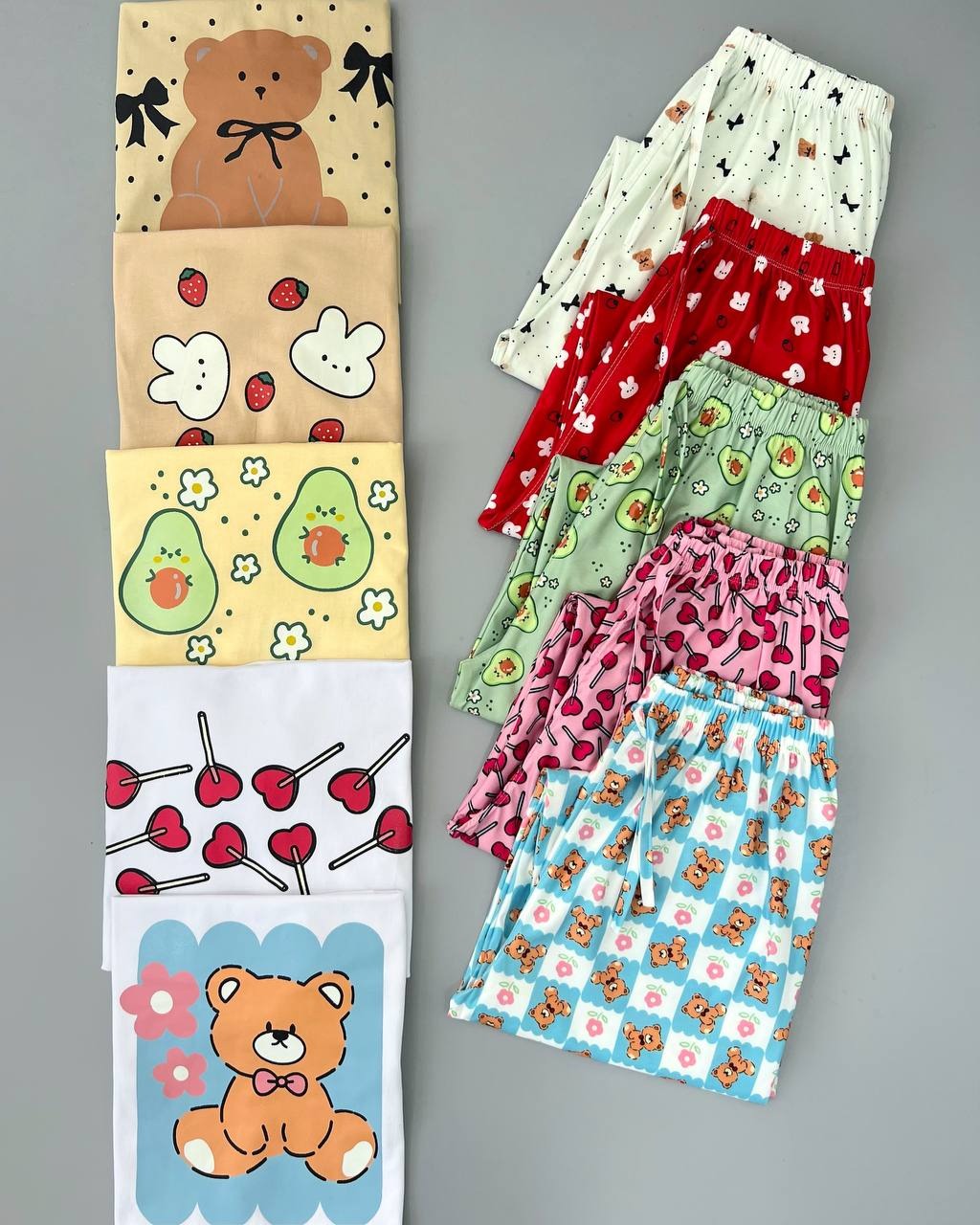 ست تیشرت و شلوار عروسکی کد 4884