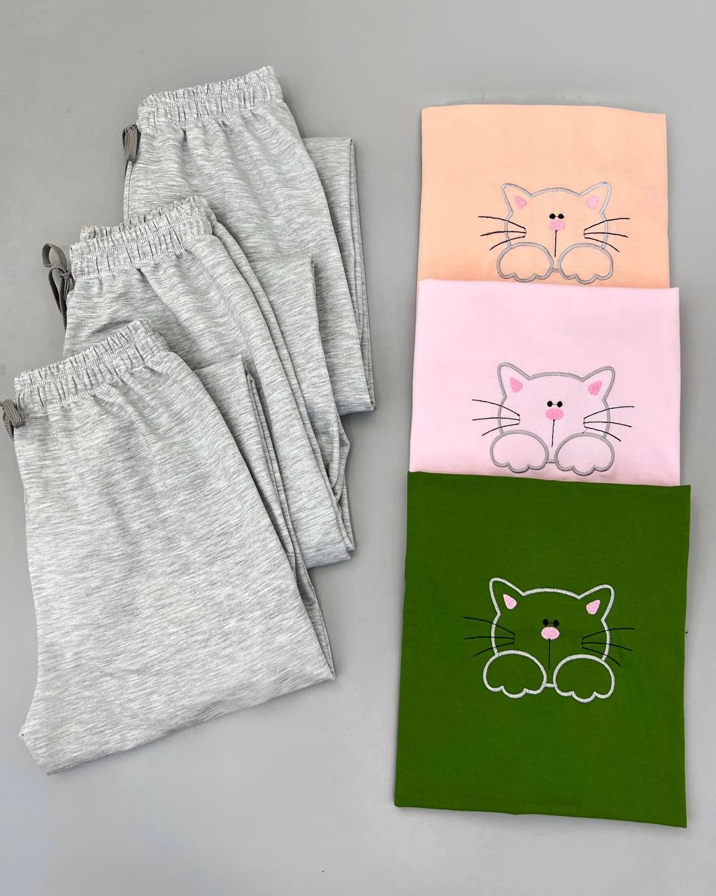 ست تیشرت و شلوار رنگی کد 4885