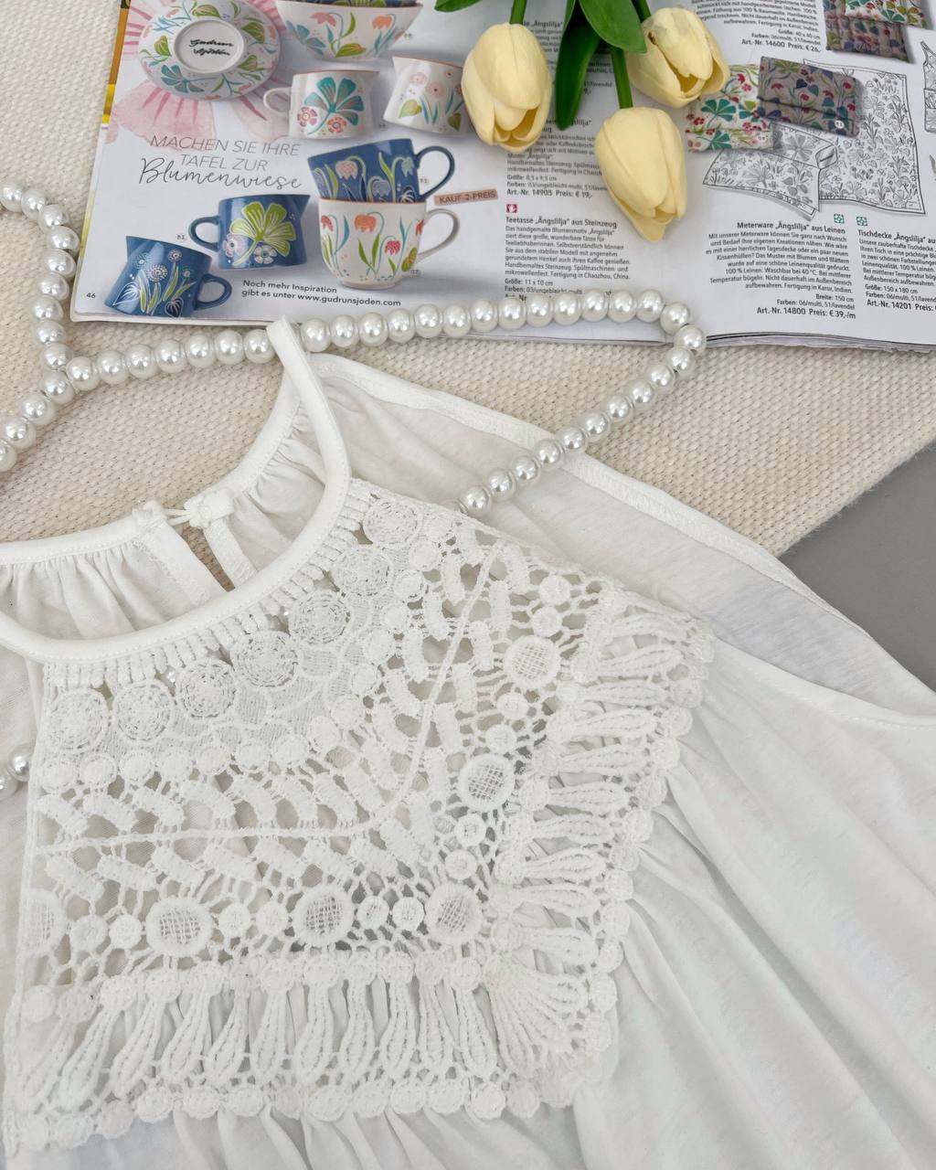 تونیک نخ پنبه جلو گیپور کد 4887