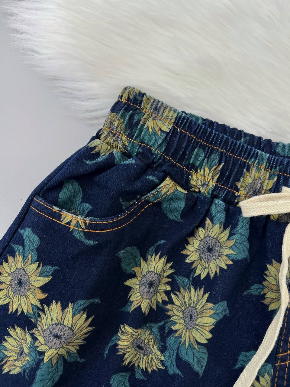 شلوارک جین آفتابگردون کد 4891