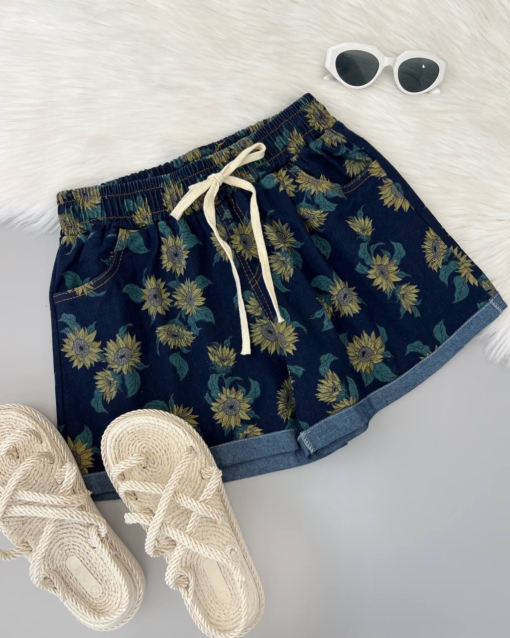 شلوارک جین آفتابگردون کد 4891