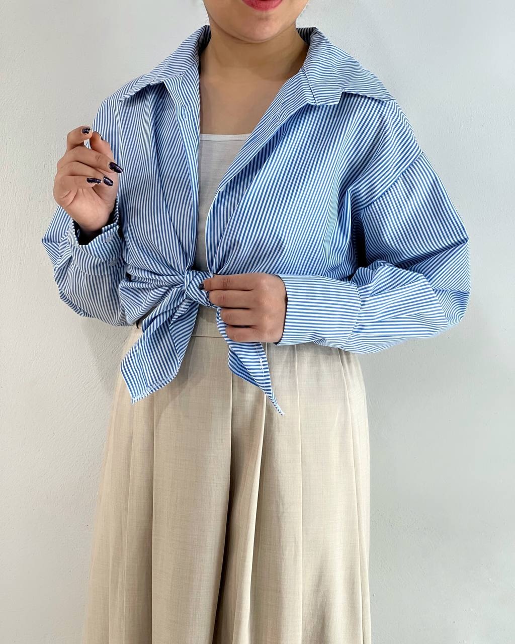 شومیز راه راه بیسیک کد 4892